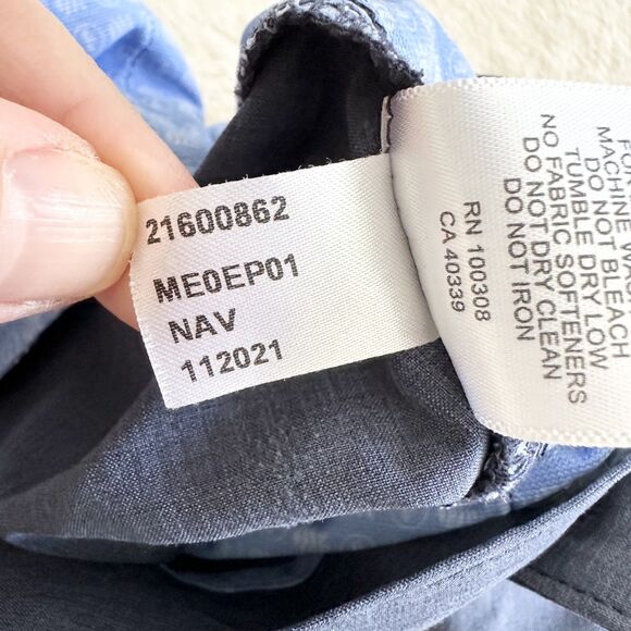 Peter Millar Shorts Mens Size 38 Slate Blue Performance Flat Front Stretch Golf - Picture 9 of 10